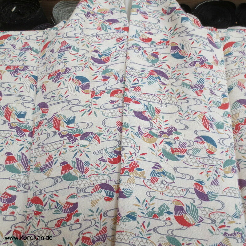 großer kleine Mandarinenten Komon Kimono