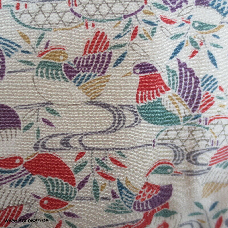großer kleine Mandarinenten Komon Kimono
