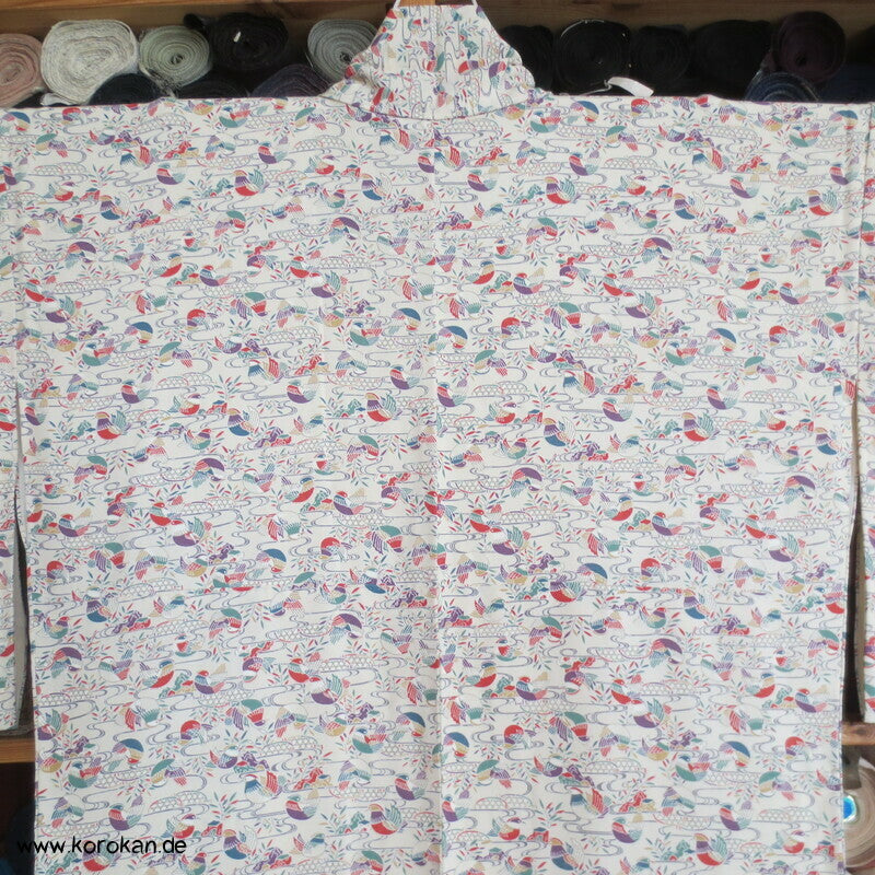 großer kleine Mandarinenten Komon Kimono