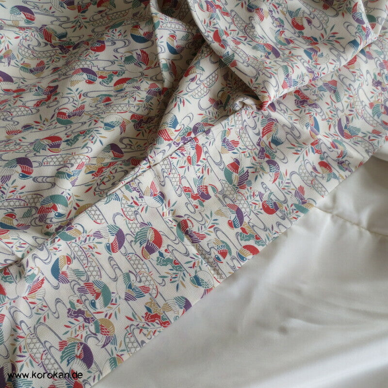 großer kleine Mandarinenten Komon Kimono