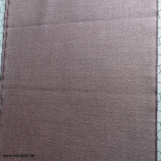 braun Minimuster Männer Kimono Wolle / Seide