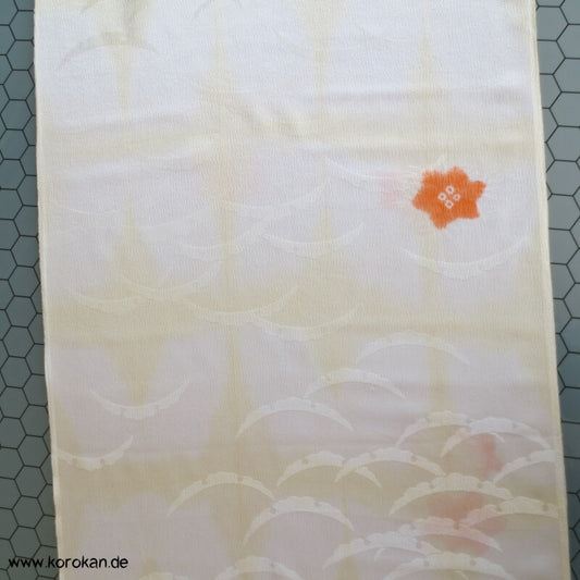 Shibori Blüten, gewebte Gräser Kimono Seiden Damast