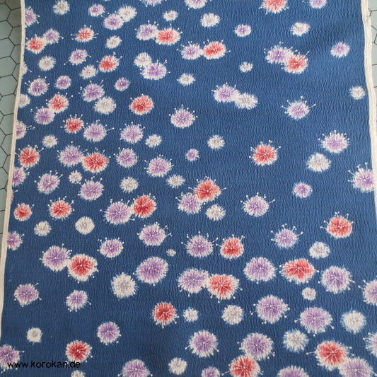 bunte Kleckse Kimono Wollgeorgette