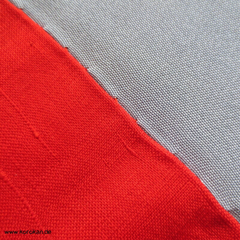 Meisen Seiden Komon Kimono, Yabane Pfeilmuster