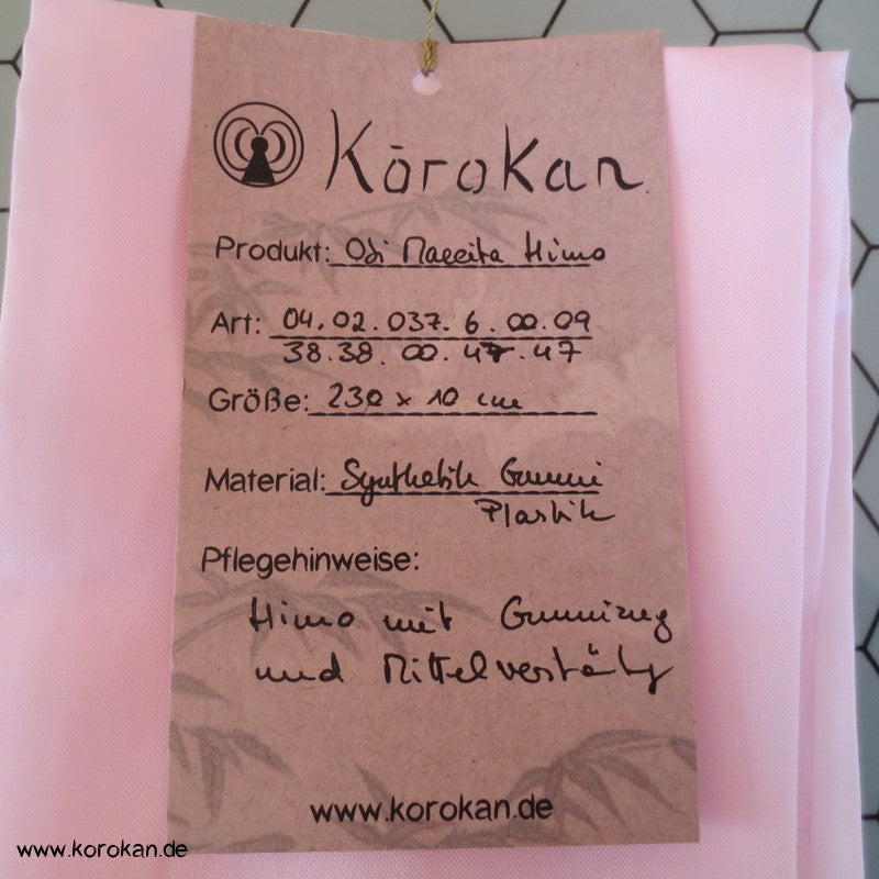 hellrosa Himo mit elastischen Abschnitten
