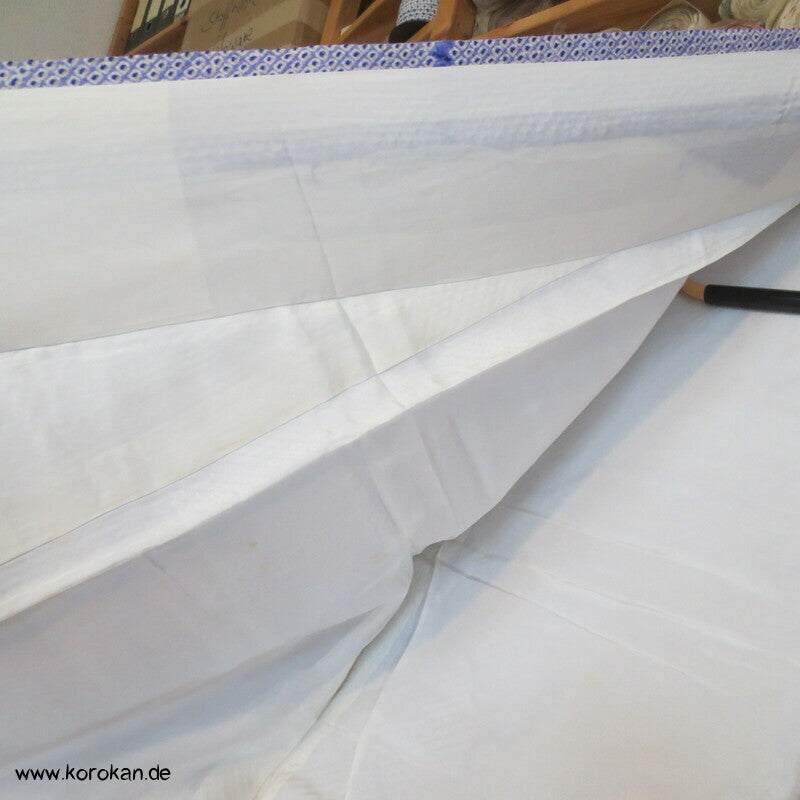 Komon Kimono Full Shibori Seiden Wolken