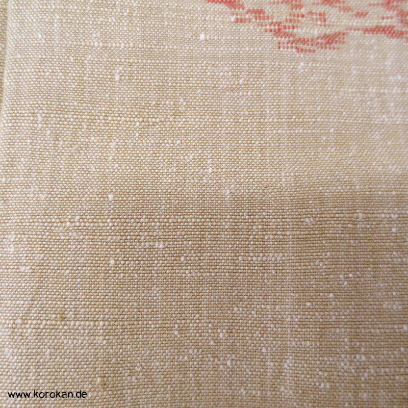 Nachtfalter - Fächer Kasuri Tsumugi Seiden Kimono