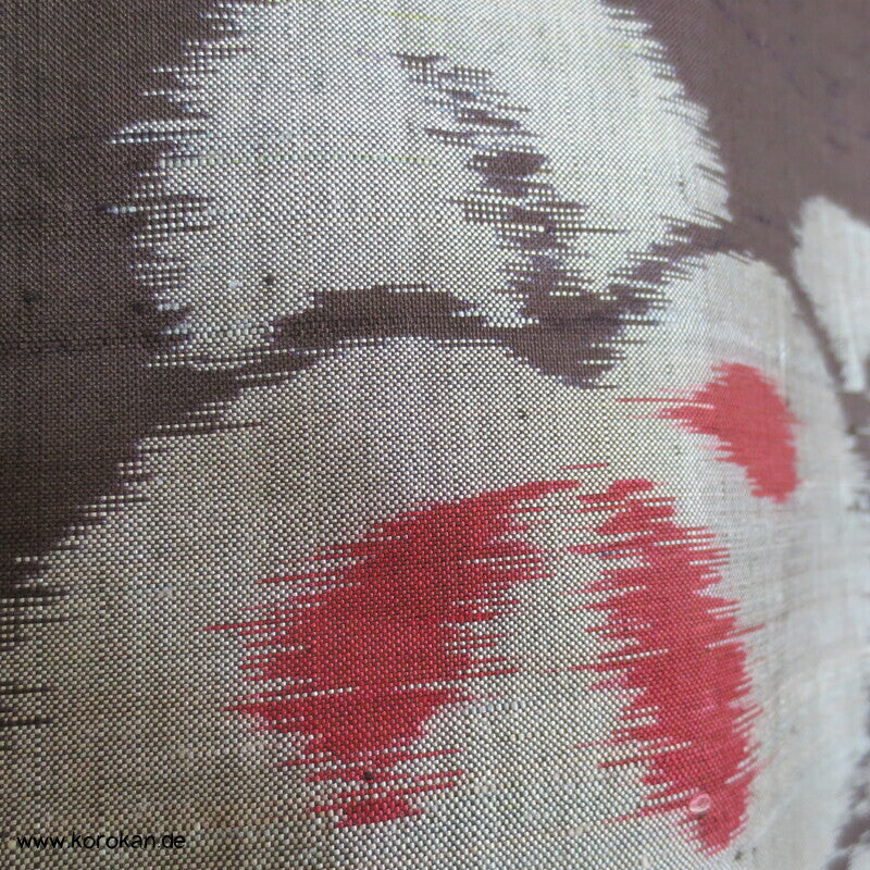 Japan Art Deco Tachibana Arabesken Meisen Seiden Kimono