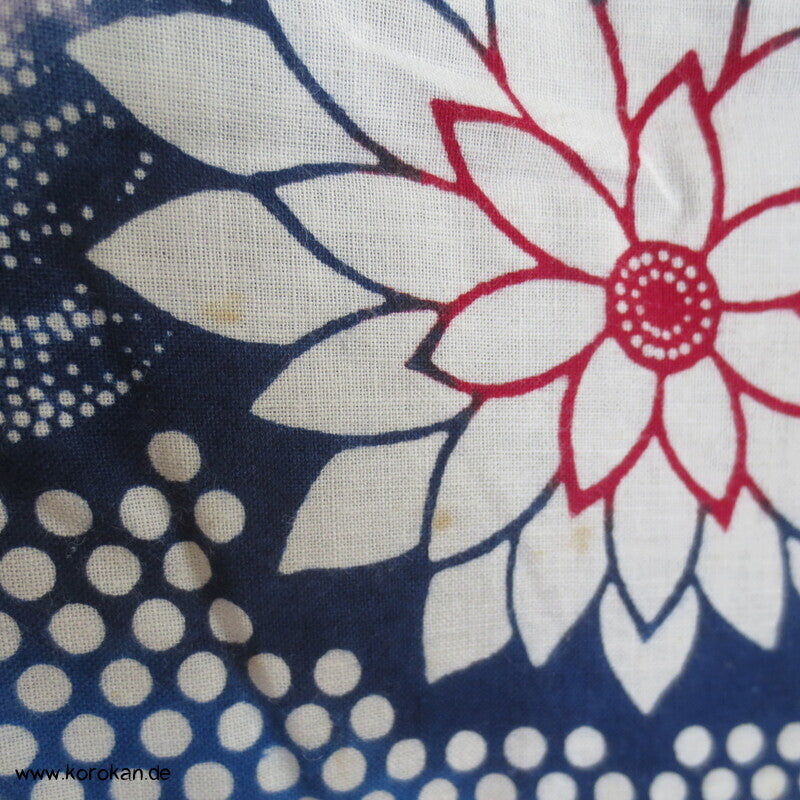 handgenähter japanischer Yukata Kimono, Chrysanthemen