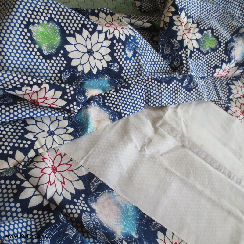 handgenähter japanischer Yukata Kimono, Chrysanthemen