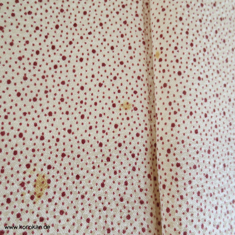 Punkte und Shikishi Seidendamast Komon Kimono