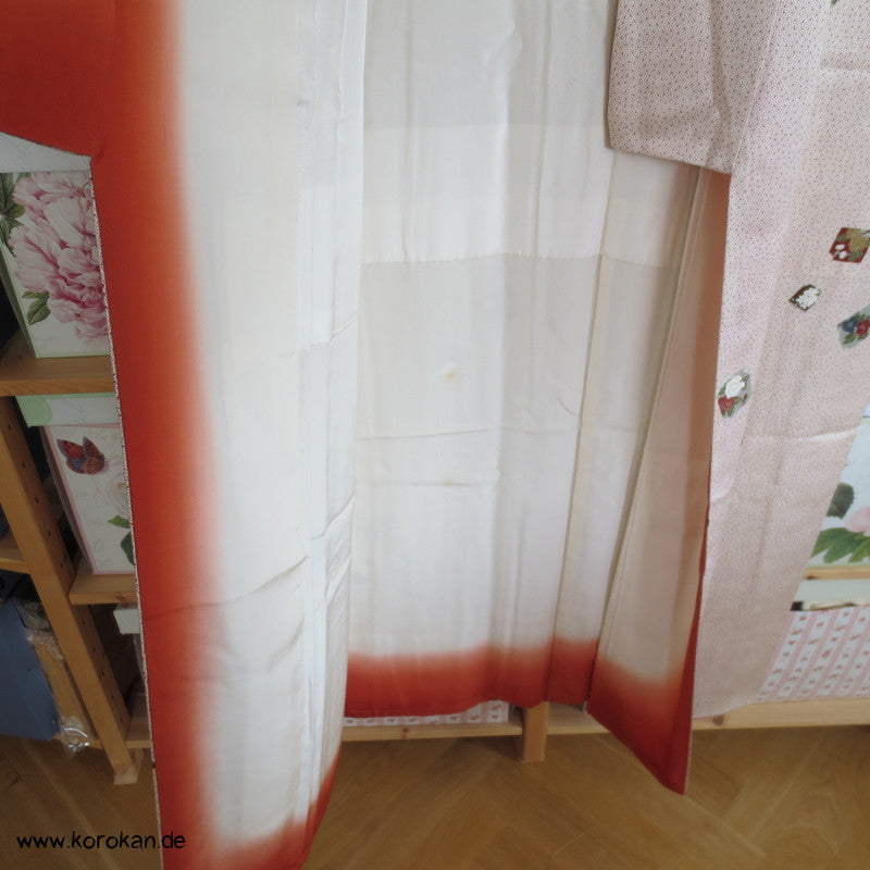Punkte und Shikishi Seidendamast Komon Kimono