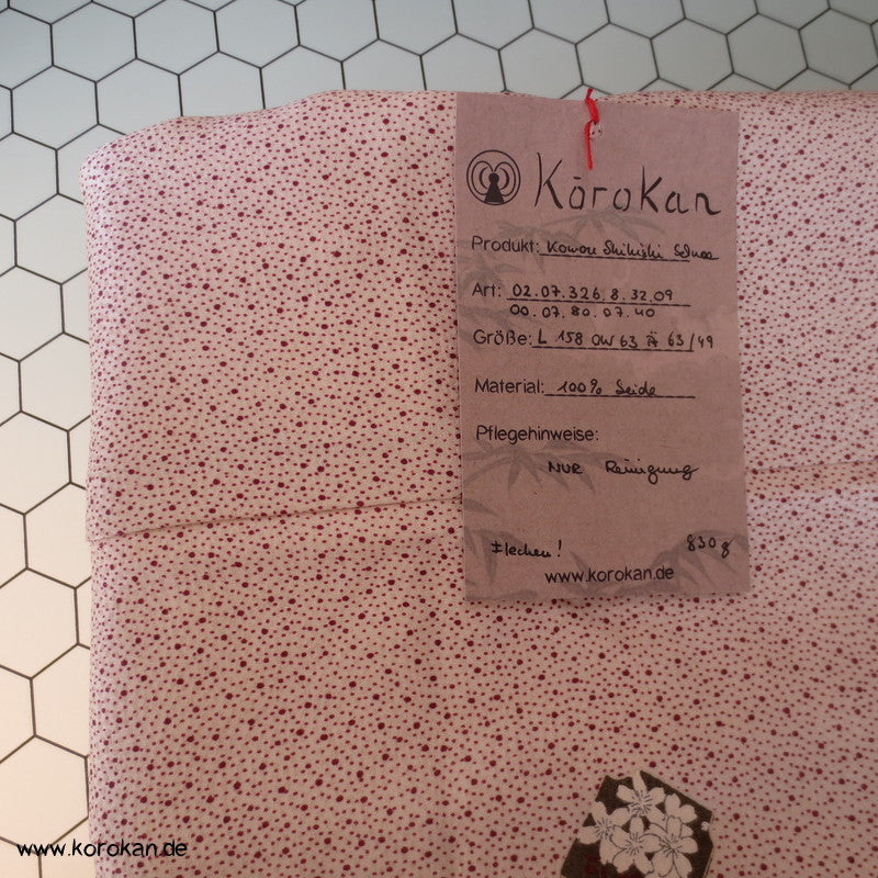 Punkte und Shikishi Seidendamast Komon Kimono
