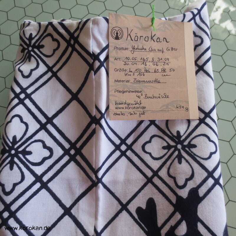 hausgemachter Yukata Baumwoll Kimono Schmetterlinge