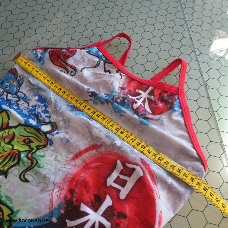 Sport Badeanzug von Turbo mit Koi und Japan Motiven