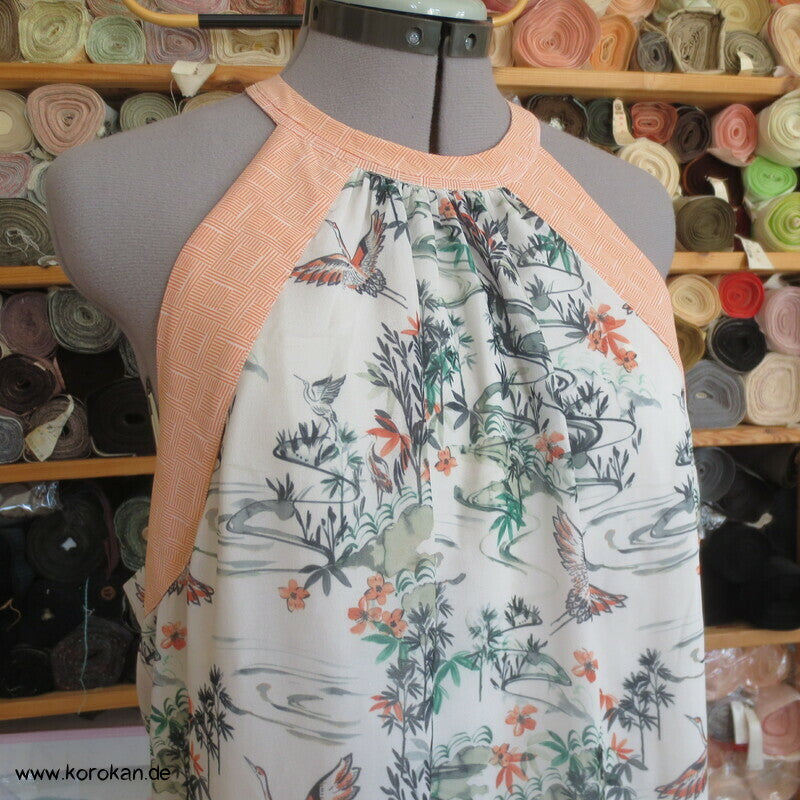 Kraniche im Flug Neckholder Top