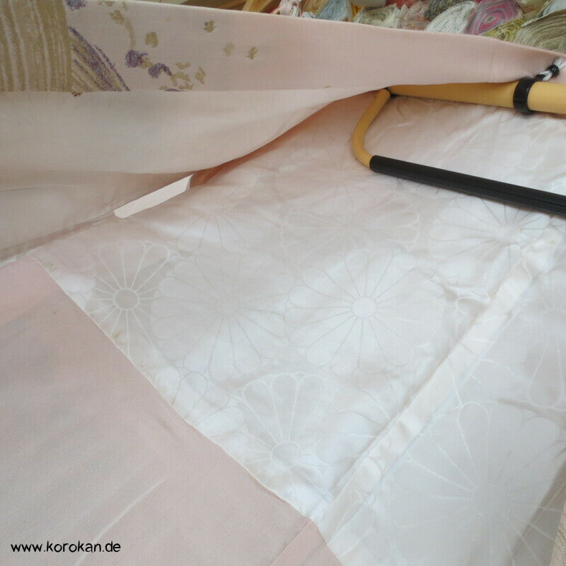 Urushi Tsunami in sakura rosa Haori Kimono Jacke