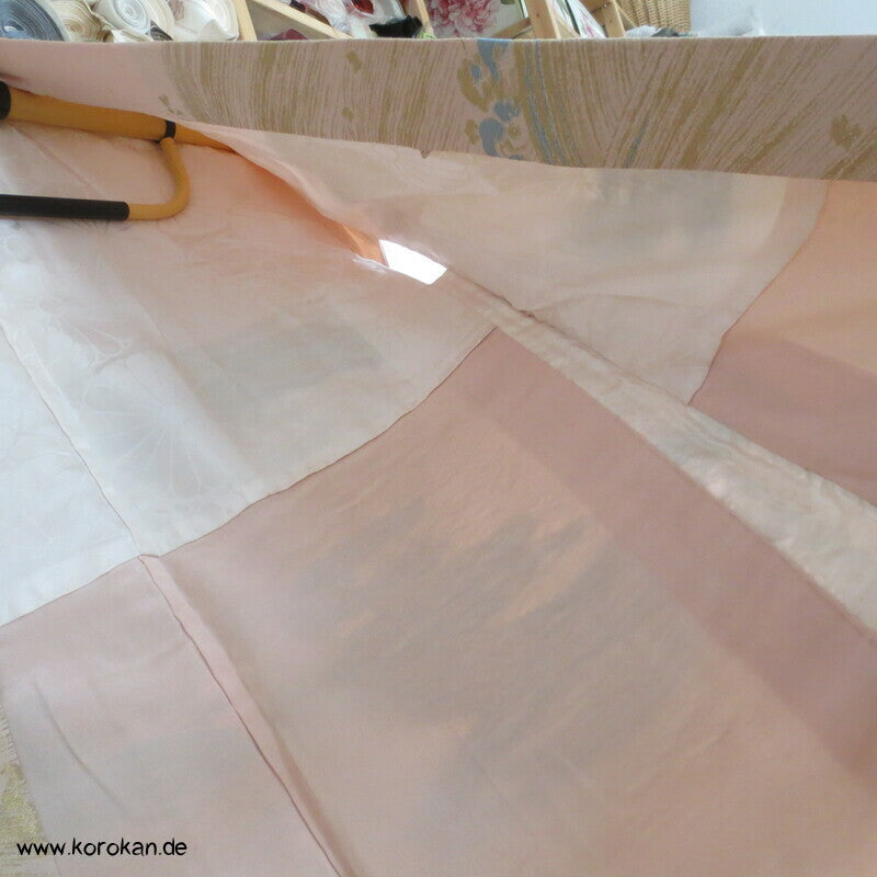 Urushi Tsunami in sakura rosa Haori Kimono Jacke