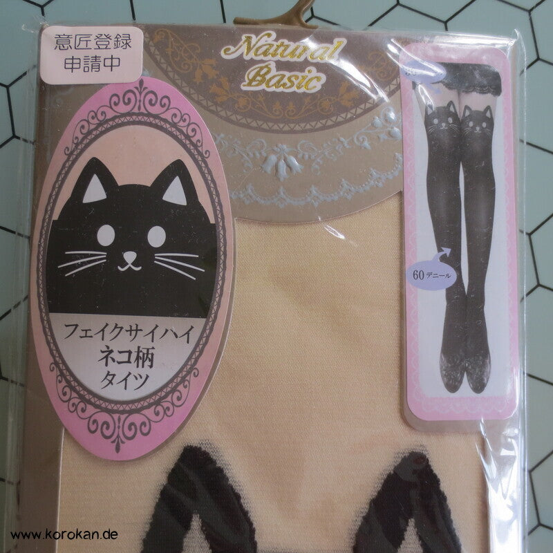 Pantyhose mit Katzenmuster, japanische Strumpfhose