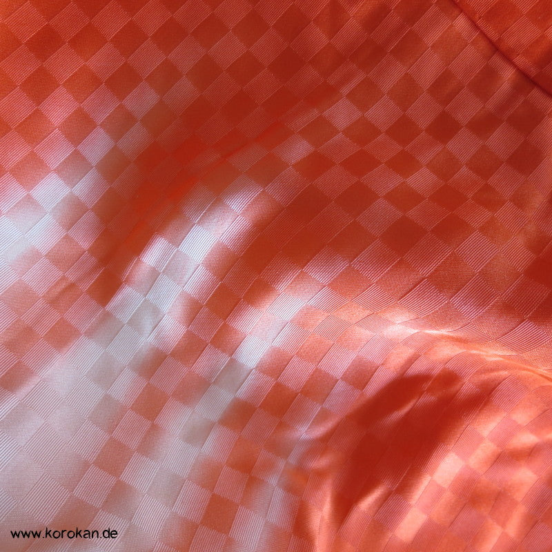 goldene Päonien Stickerei Kakeshita / Furisode Seidendamast Kimono