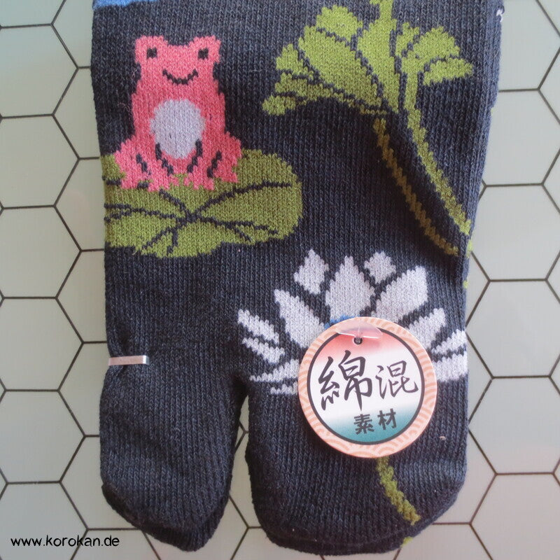 japanische Baumwoll Zehentrenner Tabi Socken