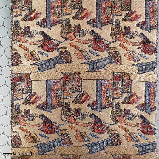 japanischer Stoffladen Obi Kimonogürtel Seidenbrokat