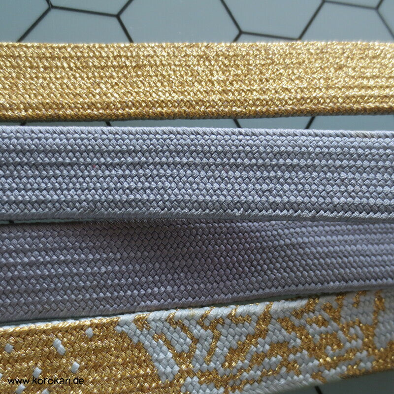 Obijime scattered gold auf graublau