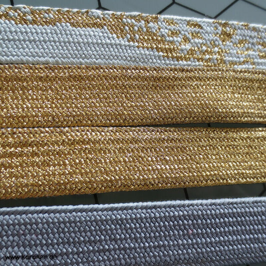 Obijime scattered gold auf graublau
