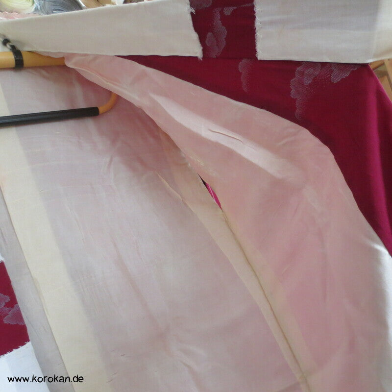 japanischer Kusudama Seide Juban Unterkimono