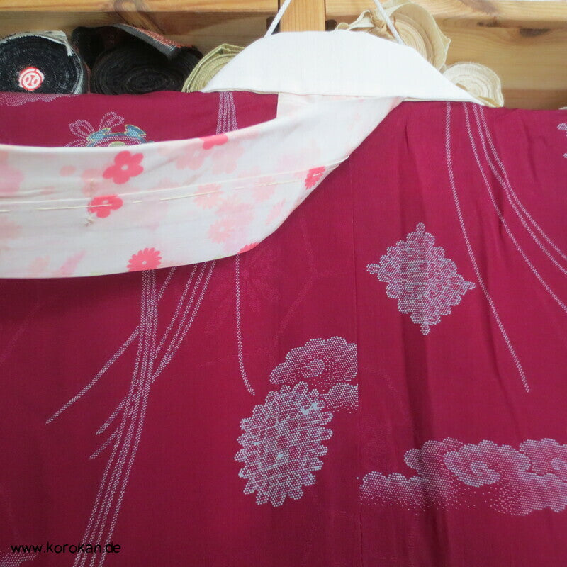 japanischer Kusudama Seide Juban Unterkimono