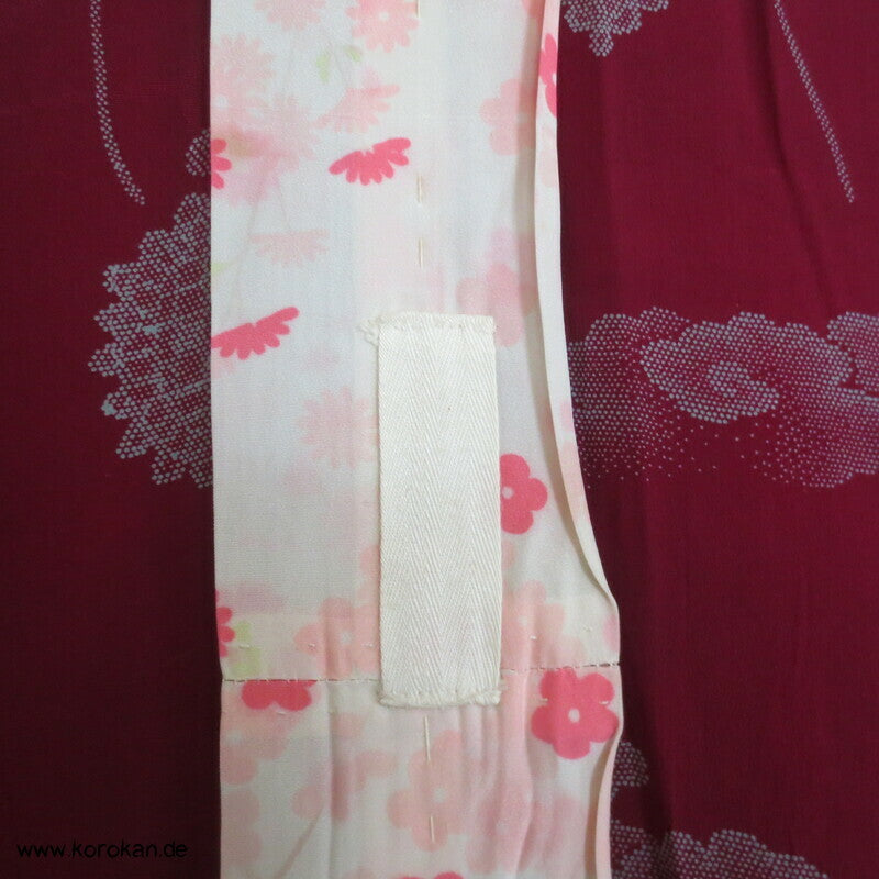 japanischer Kusudama Seide Juban Unterkimono
