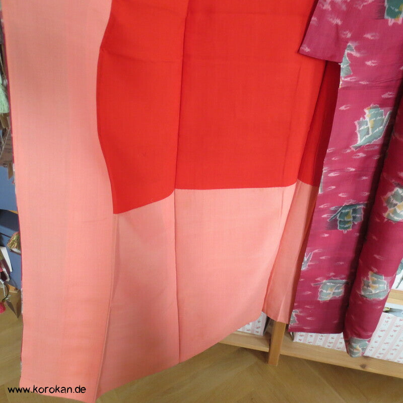 Segelschiffe Meisen Seiden Japan Art Deco moderner Kimono