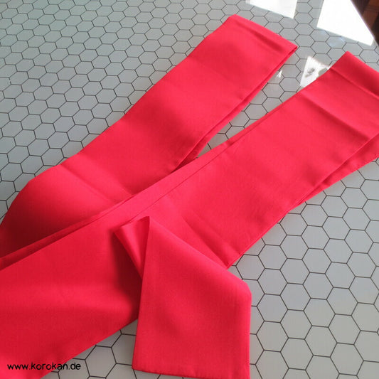 Date jime / Himo mit Mittelverstärkung rot