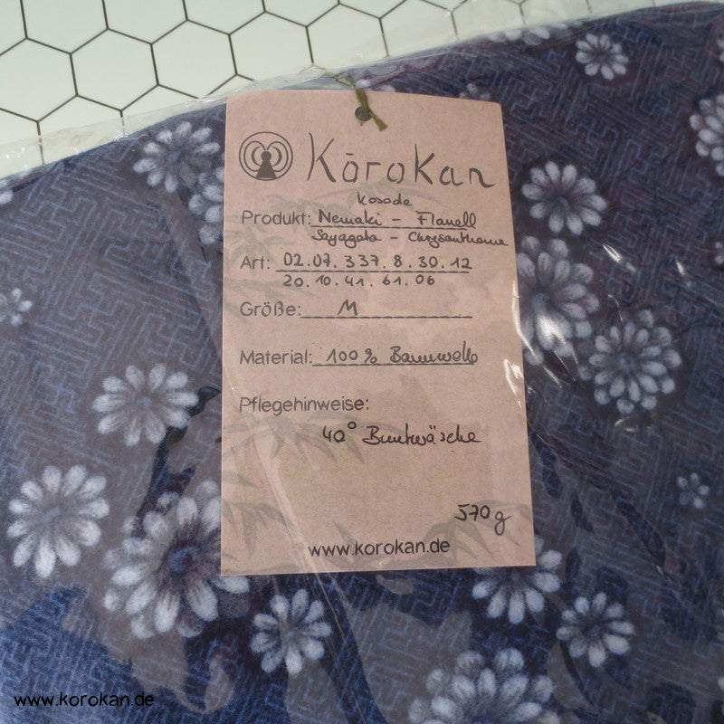 Flanell für den Winter Nemaki - Schlafkimono