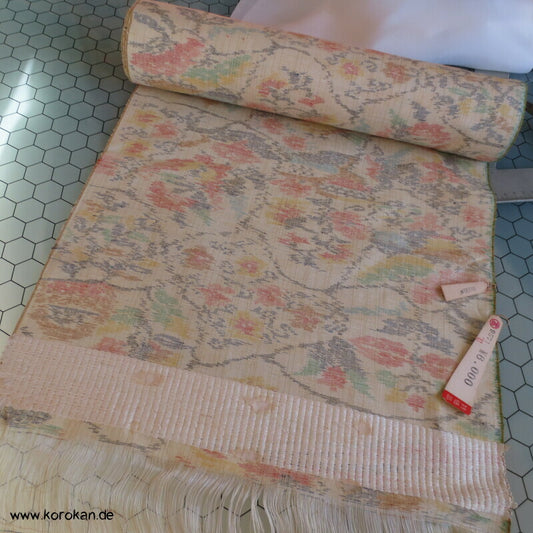 Landschaft Kasuri Tsumugi Seide Kimono Stoffrolle