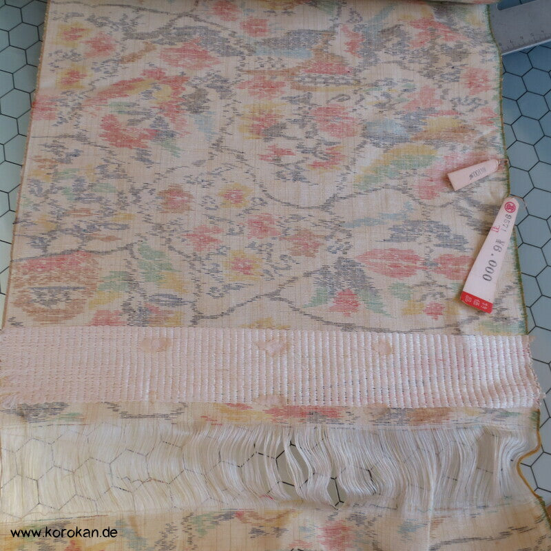 Landschaft Kasuri Tsumugi Seide Kimono Stoffrolle