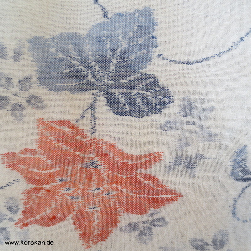 'semitransparenter Hitoe - ungefütterter Kimono, Hanf / Seide