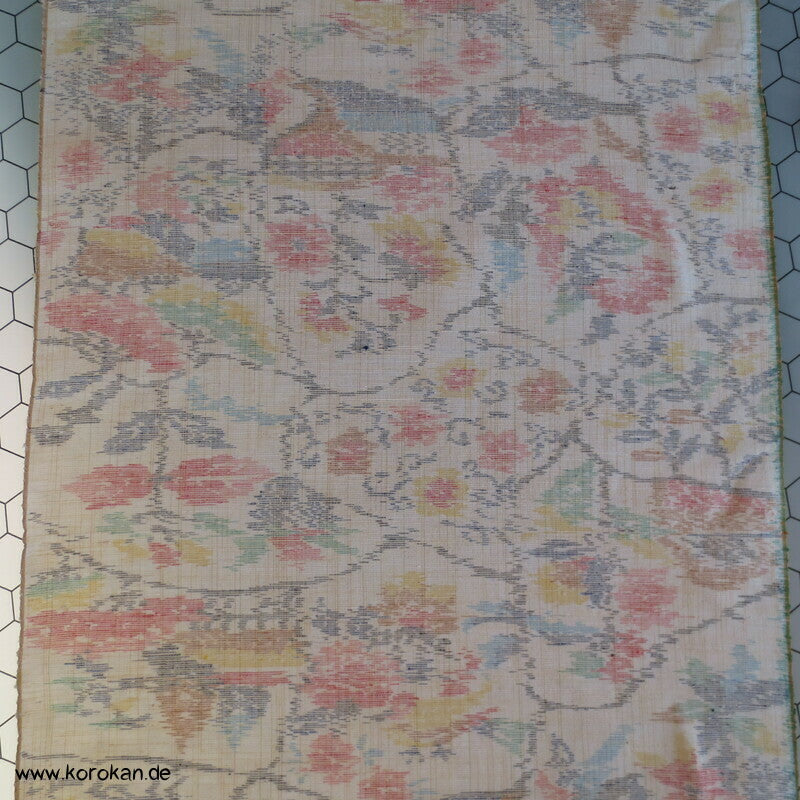 Landschaft Kasuri Tsumugi Seide Kimono Stoffrolle