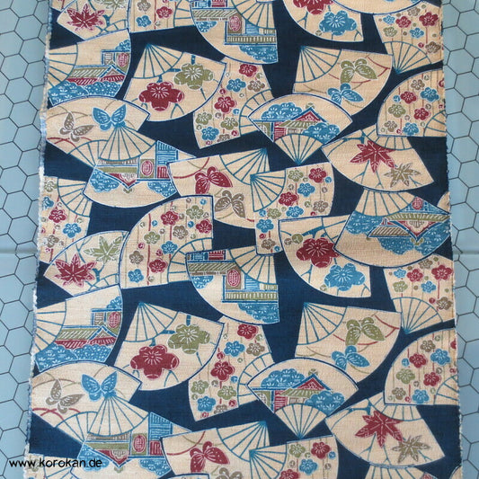 Musterfächer Seide / Wolle Kimono Tanmono