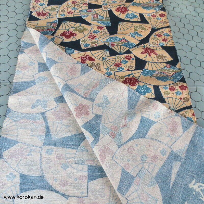 Musterfächer Seide / Wolle Kimono Tanmono