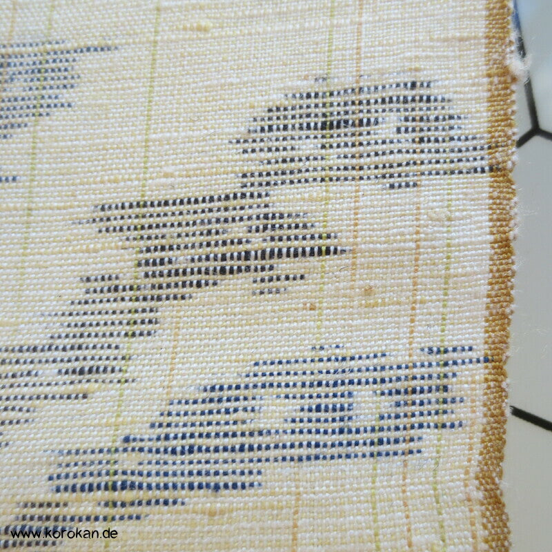 Landschaft Kasuri Tsumugi Seide Kimono Stoffrolle