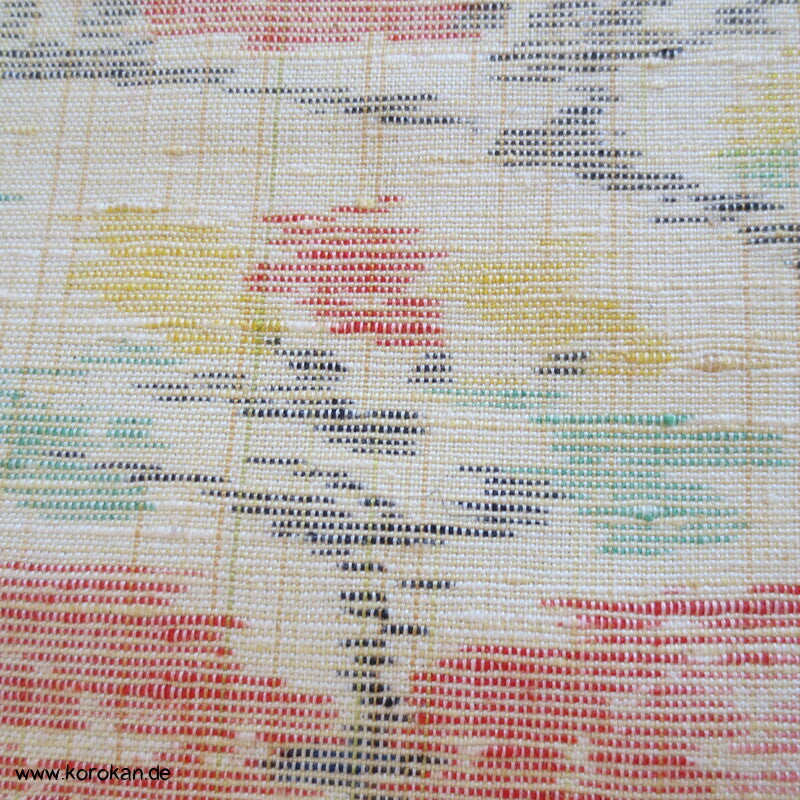 Landschaft Kasuri Tsumugi Seide Kimono Stoffrolle