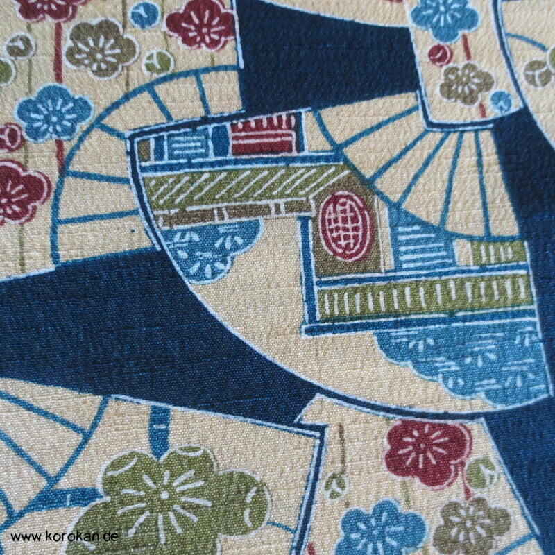 Musterfächer Seide / Wolle Kimono Tanmono