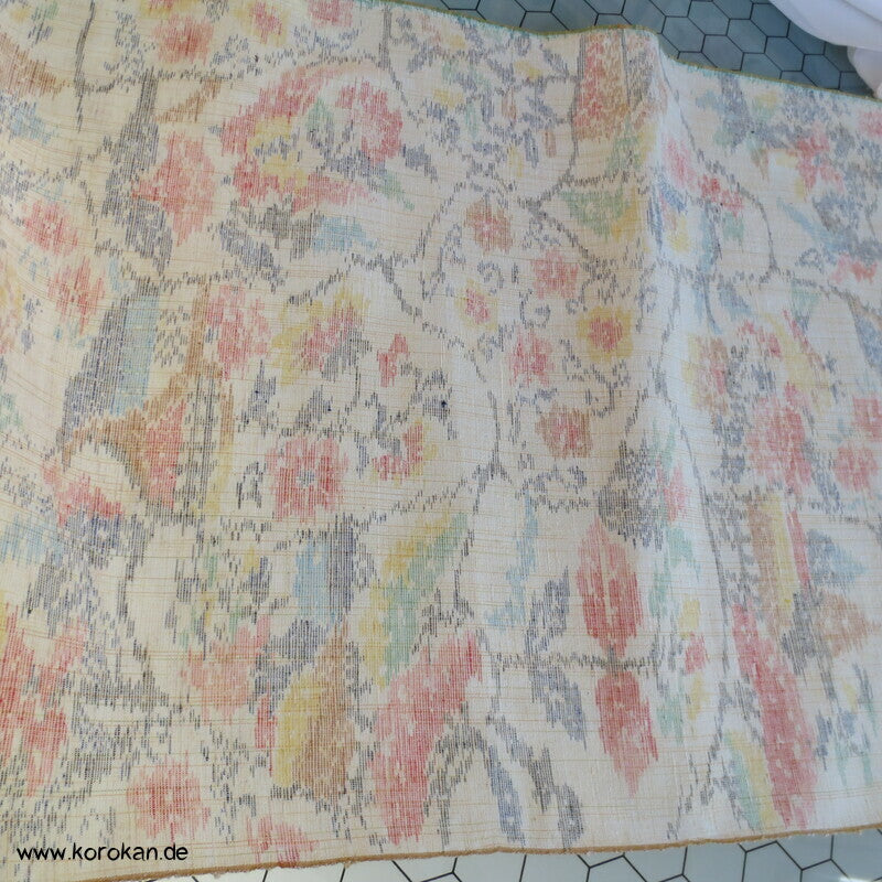 Landschaft Kasuri Tsumugi Seide Kimono Stoffrolle
