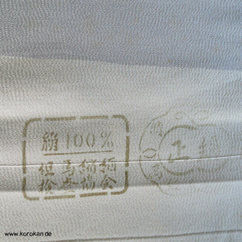 Mandarinenten Kimono Seiden Crepe