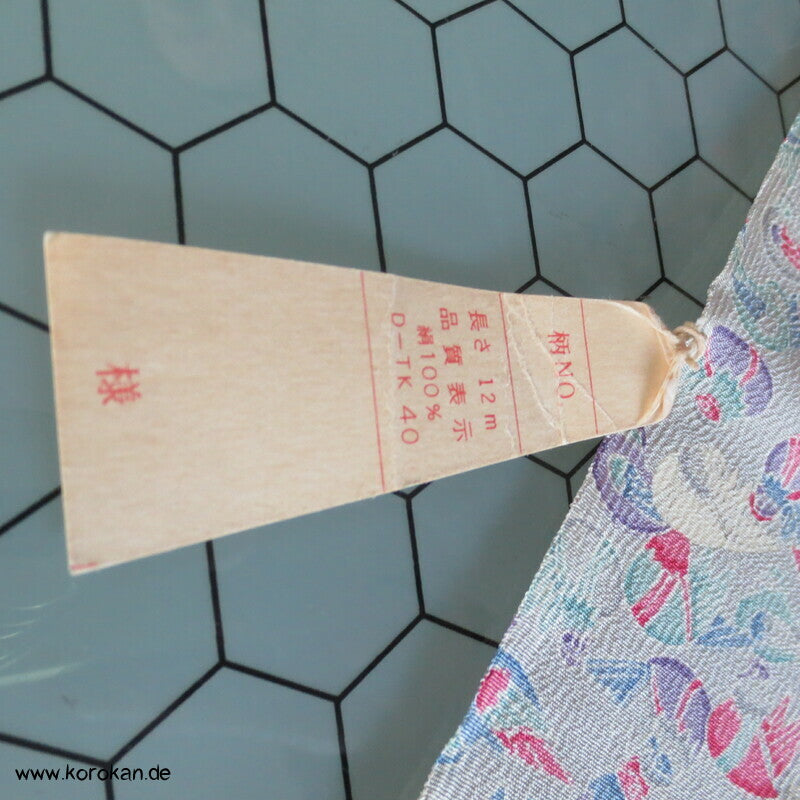 Mandarinenten Kimono Seiden Crepe