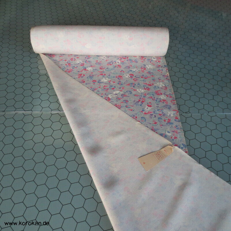 Mandarinenten Kimono Seiden Crepe
