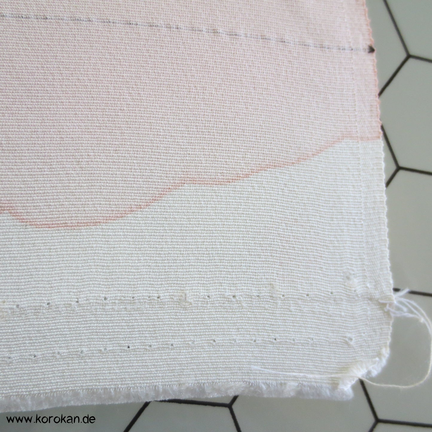gemalte Pflanzen Araihari Kimono Stoffrest