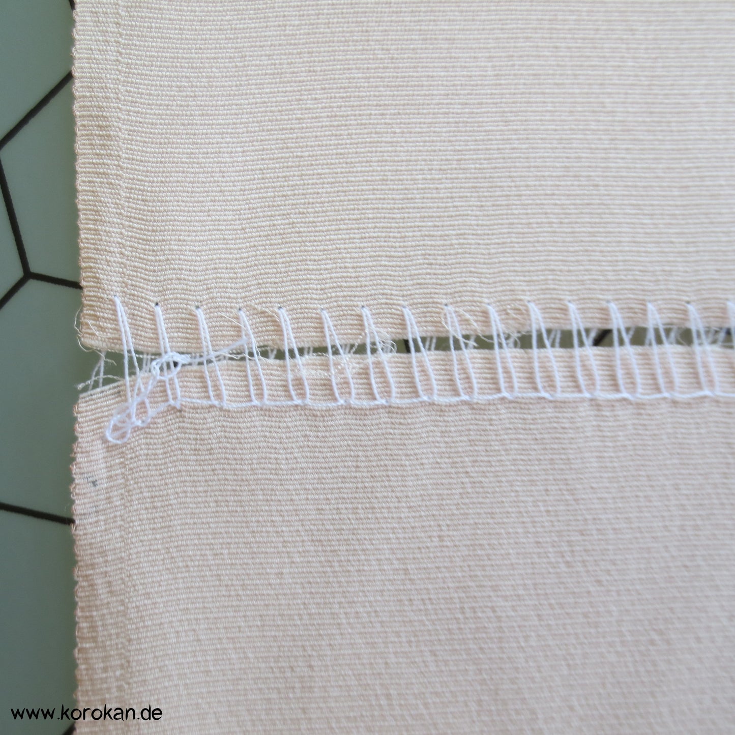 gemalte Pflanzen Araihari Kimono Stoffrest