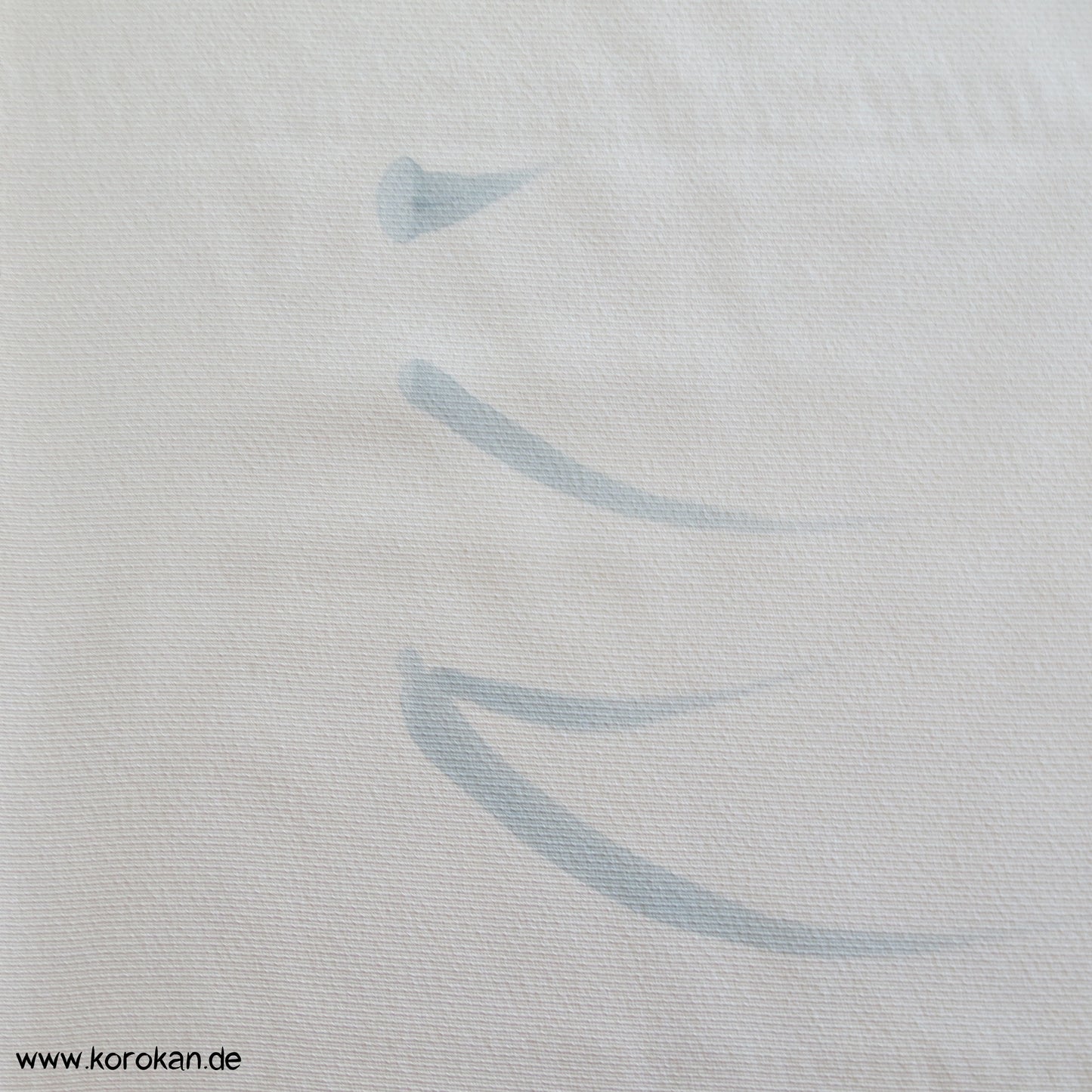 gemalte Pflanzen Araihari Kimono Stoffrest